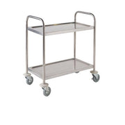 S/St. Trolley 85.5L X 53.5W X 93.3H-2 Shelves - BESPOKE 77