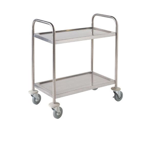 S/St. Trolley 85.5L X 53.5W X 93.3H-2 Shelves - BESPOKE 77