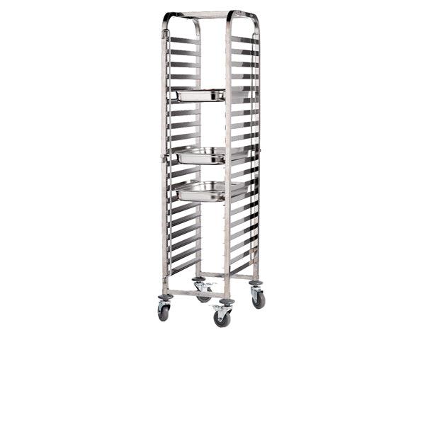 St/St. Gastronorm 1/1 Trolley 20 Shelves - BESPOKE 77