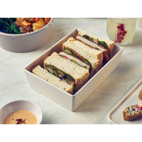White Tokyo Melamine Salad Box 20.5 x 14.5 x 6cm - BESPOKE 77