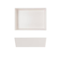 White Tokyo Melamine Salad Box 20.5 x 14.5 x 6cm - BESPOKE 77