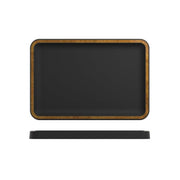 Copper/Black Utah Melamine Tray 34 x 23cm - BESPOKE 77