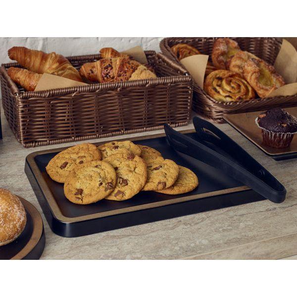 Copper/Black Utah Melamine Tray 34 x 23cm - BESPOKE 77