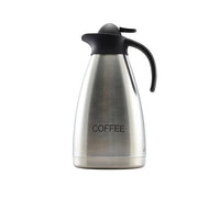 Coffee Inscribed St/St Contemporary Vac. Jug - BESPOKE 77