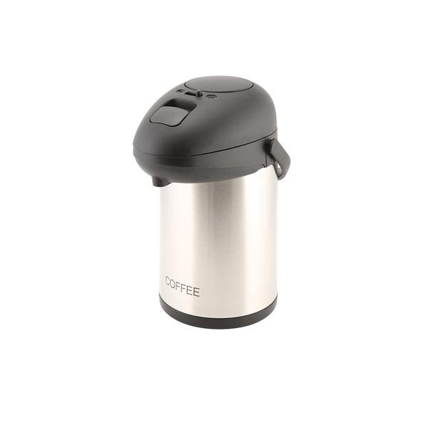 Coffee Inscribed St/St Vacuum Pump Pot 2.5L - BESPOKE 77