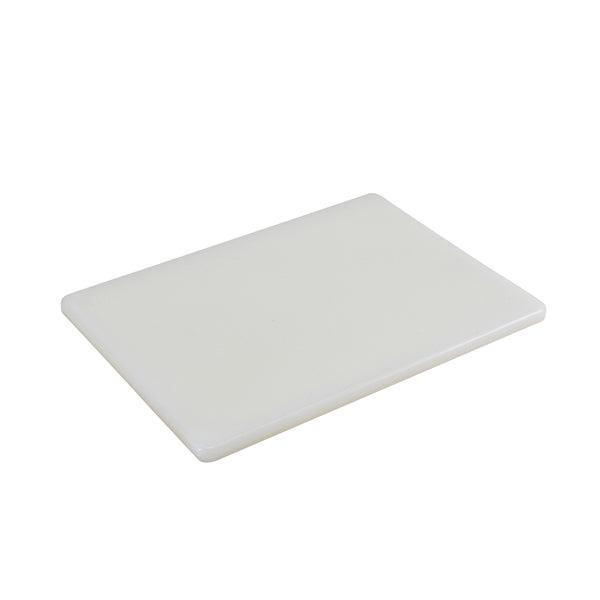 GenWare White Low Density Chopping Board 18 x 12 x 0.5" - BESPOKE 77