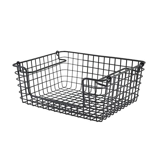 GenWare Black Wire Open Sided Display Basket GN1/2 - BESPOKE 77