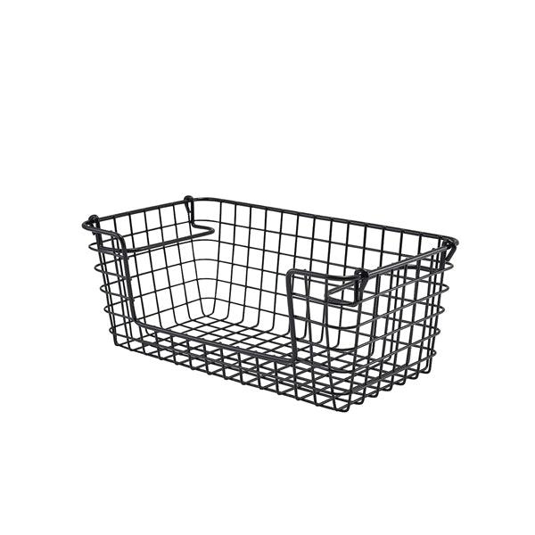 GenWare Black Wire Open Sided Display Basket GN1/3 - BESPOKE 77