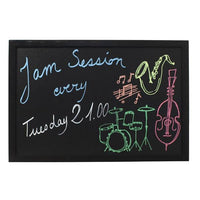 Wall Chalk Board 40 x 60cm Black - BESPOKE 77