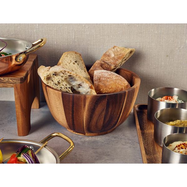 Acacia Wood Bowl 25Dia x 12cm - BESPOKE 77
