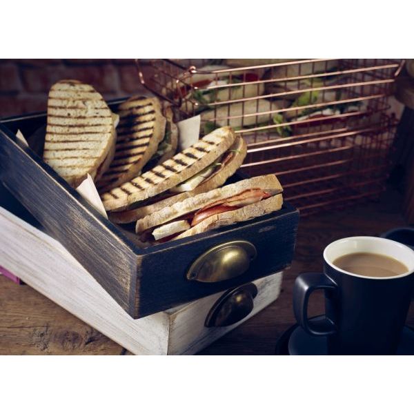 Genware White Wash Acacia Wood Display Drawer GN 1/3 - BESPOKE 77