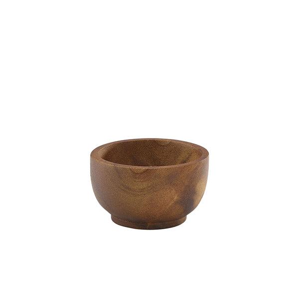 Acacia Wood Dip Pot 6cl/2oz - BESPOKE 77