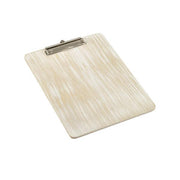 White Wash Wooden Menu Clipboard A4 24x32x0.6cm - BESPOKE 77
