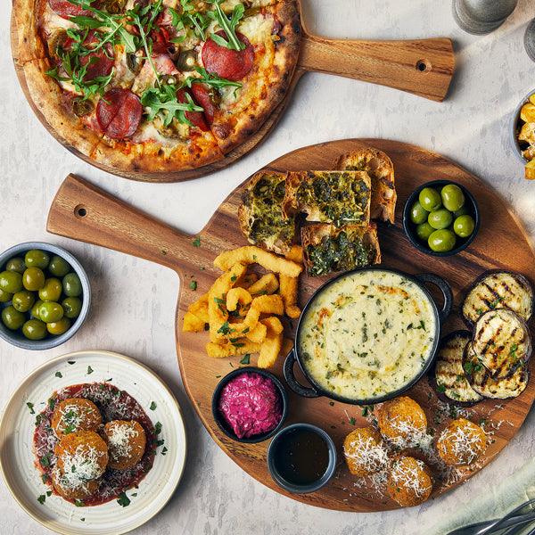 GenWare Acacia Wood Pizza Paddle 28cm Dia - BESPOKE 77