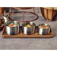 GenWare Acacia Wood Rectangular Serving Tray 30 x 13cm - BESPOKE 77