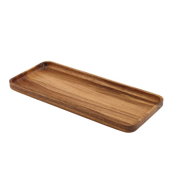 GenWare Acacia Wood Rectangular Serving Tray 30 x 13cm - BESPOKE 77