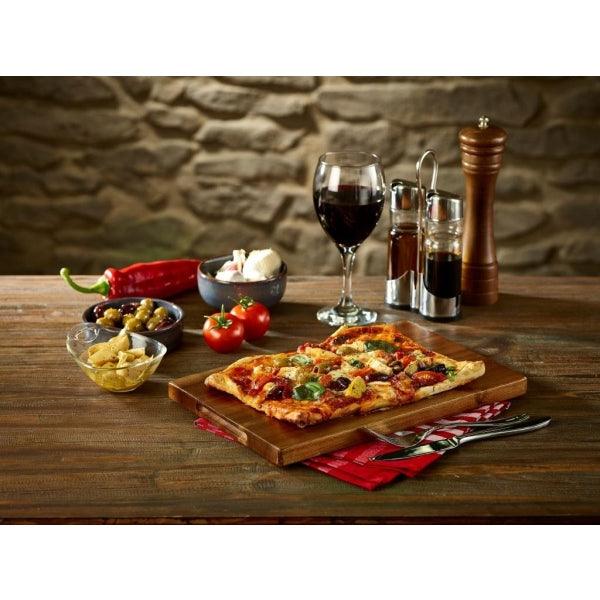 Genware Acacia Wood Serving Board 34 x 22 x 2cm - BESPOKE 77