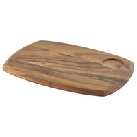 Genware Acacia Wood Serving Board 36 x 25.5 x 2cm - BESPOKE 77