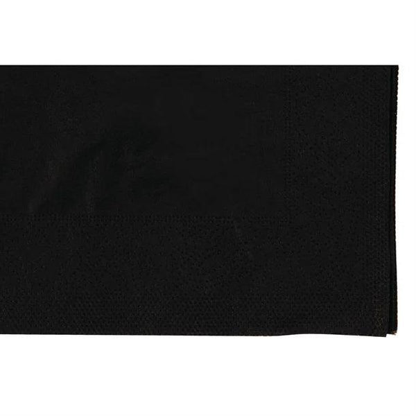 Swantex Cocktail Napkin Black 25x25cm 2ply 1/4 Fold - BESPOKE 77