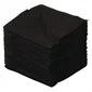Swantex Cocktail Napkin Black 25x25cm 2ply 1/4 Fold - BESPOKE 77
