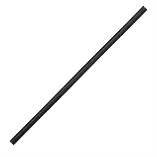 Fiesta Compostable Paper Straws Black (Pack of 250) - BESPOKE 77