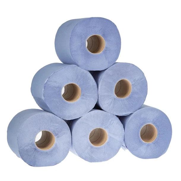 Jantex Centrefeed Blue Rolls 2-PLY 120m - BESPOKE 77
