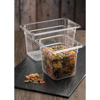 Polycarbonate 1/1 Gastronorm Pan 6.5cm Deep clear - BESPOKE77