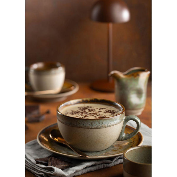 Goa Porcelain Cappuccino Saucer 5.5" (14cm) - BESPOKE77