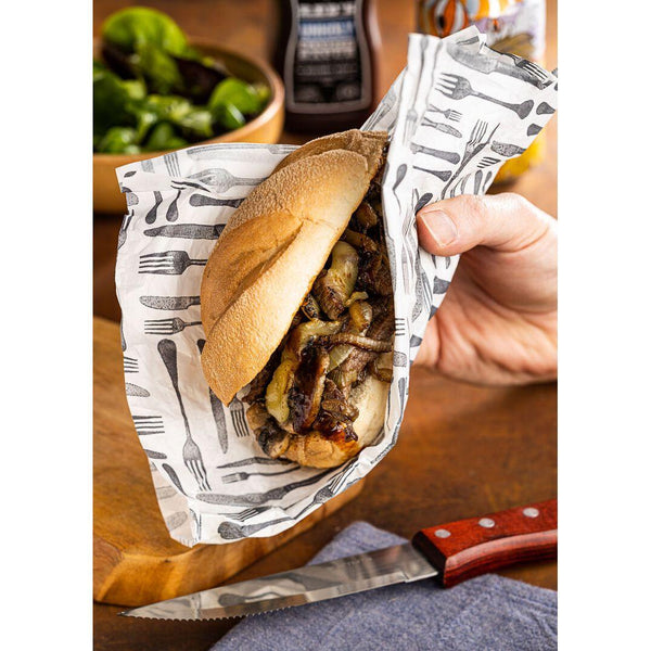Cutlery Design Greaseproof Paper - BESPOKE77