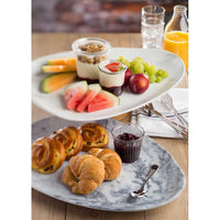 Melamine Pebble Effect Platters 16 x 11.75" (41 x 30cm) - BESPOKE77