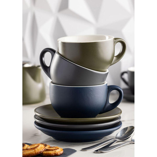 Barista Porcelain Matt Finish Saucers 6" (15.5cm) - BESPOKE77