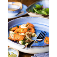 Murra Pacific Blue Porcelain Coupe Dishes - BESPOKE77