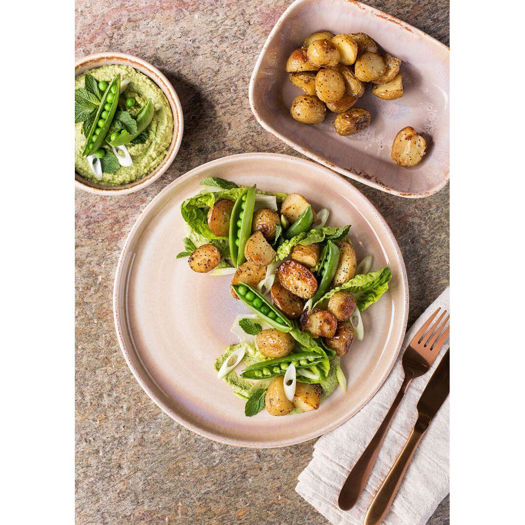 Murra Pink Blush Porcelain Walled Plates - BESPOKE77