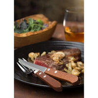 Large Wooden Handle Steak Knife - BESPOKE77