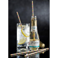 Paper Multi Stripe Straw 8" (20cm) - BESPOKE77