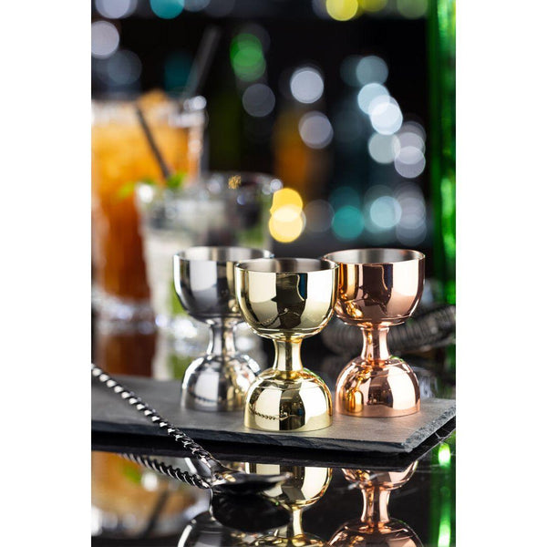 Copper Round Bulb Jigger 25ml/50ml - BESPOKE77
