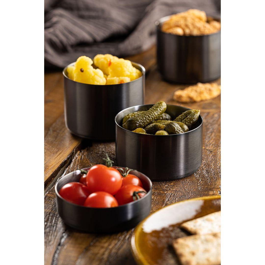 Brushed Black Metal Tableware - BESPOKE77