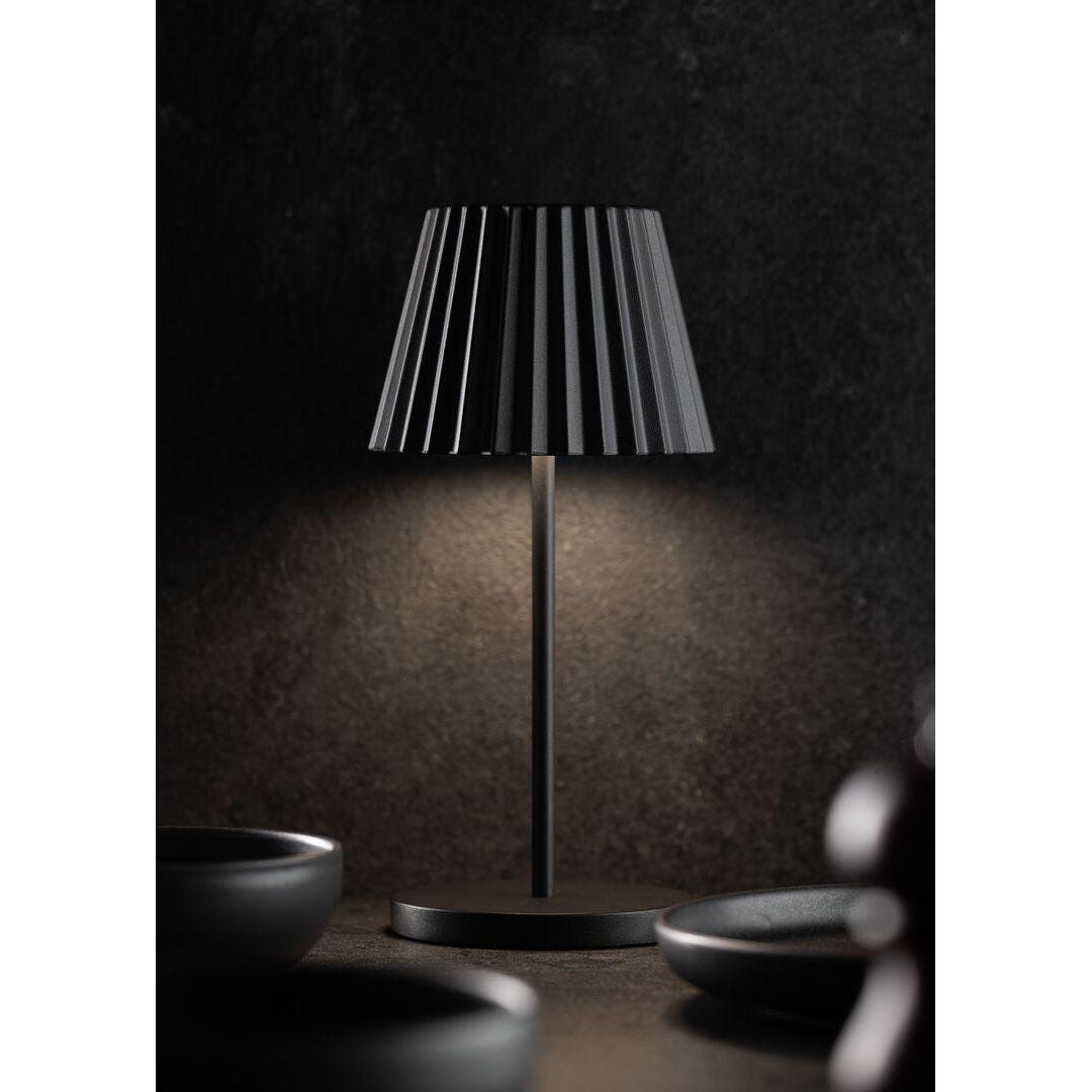 Dominica LED Cordless Lamp 26cm - Black - BESPOKE77