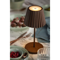 Dominica LED Cordless Lamp 26cm - Cocoa - BESPOKE77