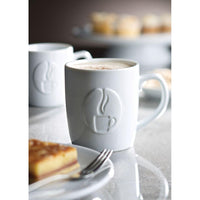 Titan Porcelain Java Embossed Mug 15.5oz (44cl) - BESPOKE77