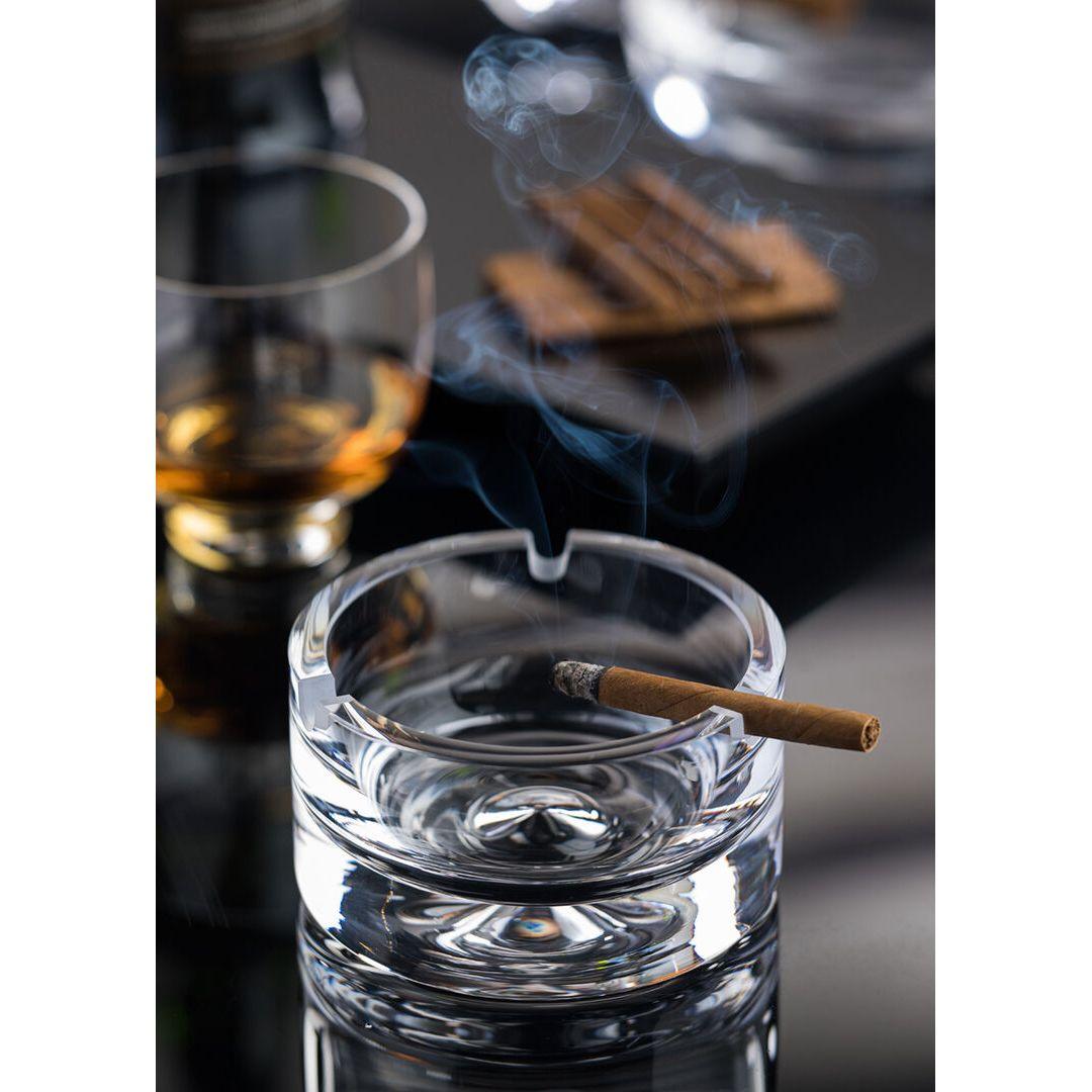 Fumo Cigar Glass Ashtray 4" (10cm) - BESPOKE77