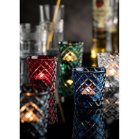 Criss Cross Coloured Glass Nightlight Holder - BESPOKE77