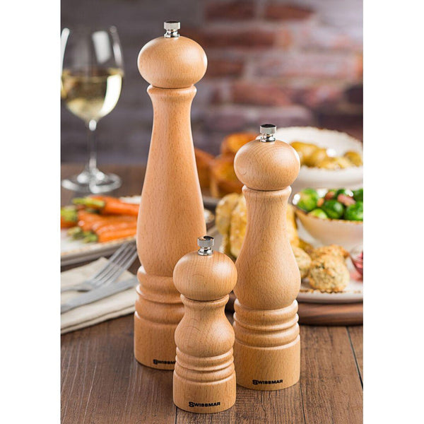 Castell Wooden Salt and Pepper Mills - BESPOKE 77