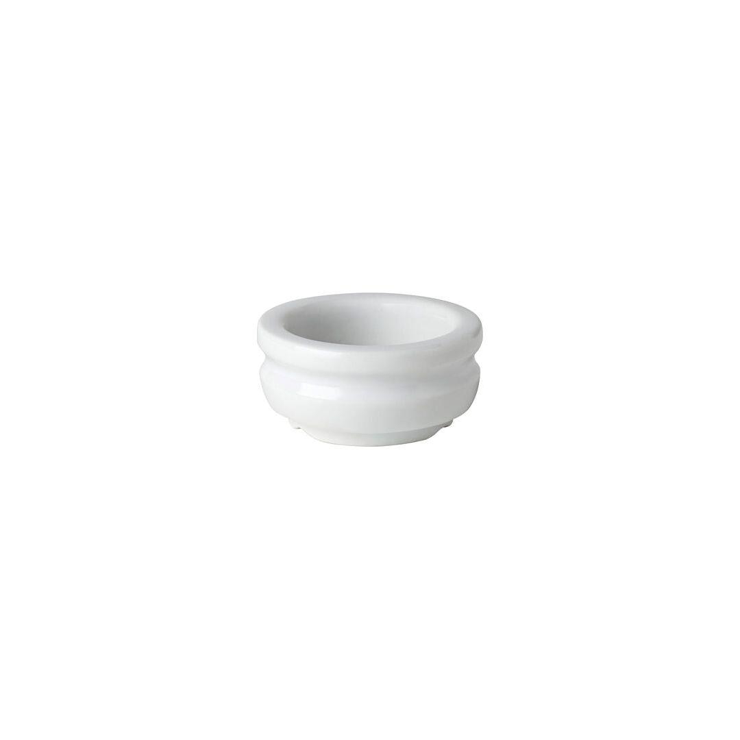 Titan White Porcelain Butter Dishes