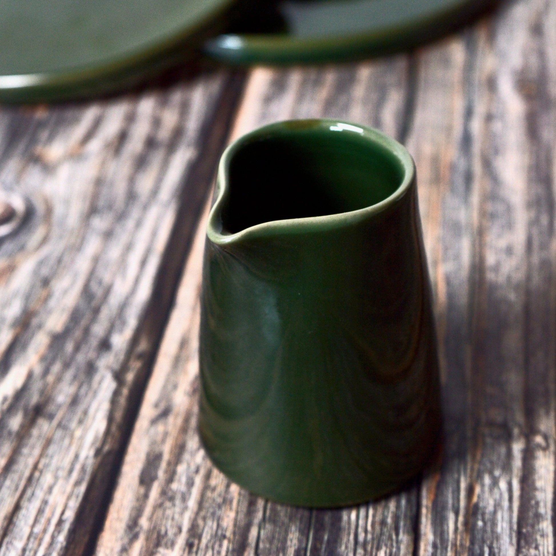 Forest Green 145ml Stoneware Sauce Jug - BESPOKE77