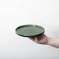 Forest Green 17.5cm Stoneware Flat Plate - BESPOKE77