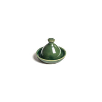 Forest Green Stoneware Butter Dish (45ml) - BESPOKE77