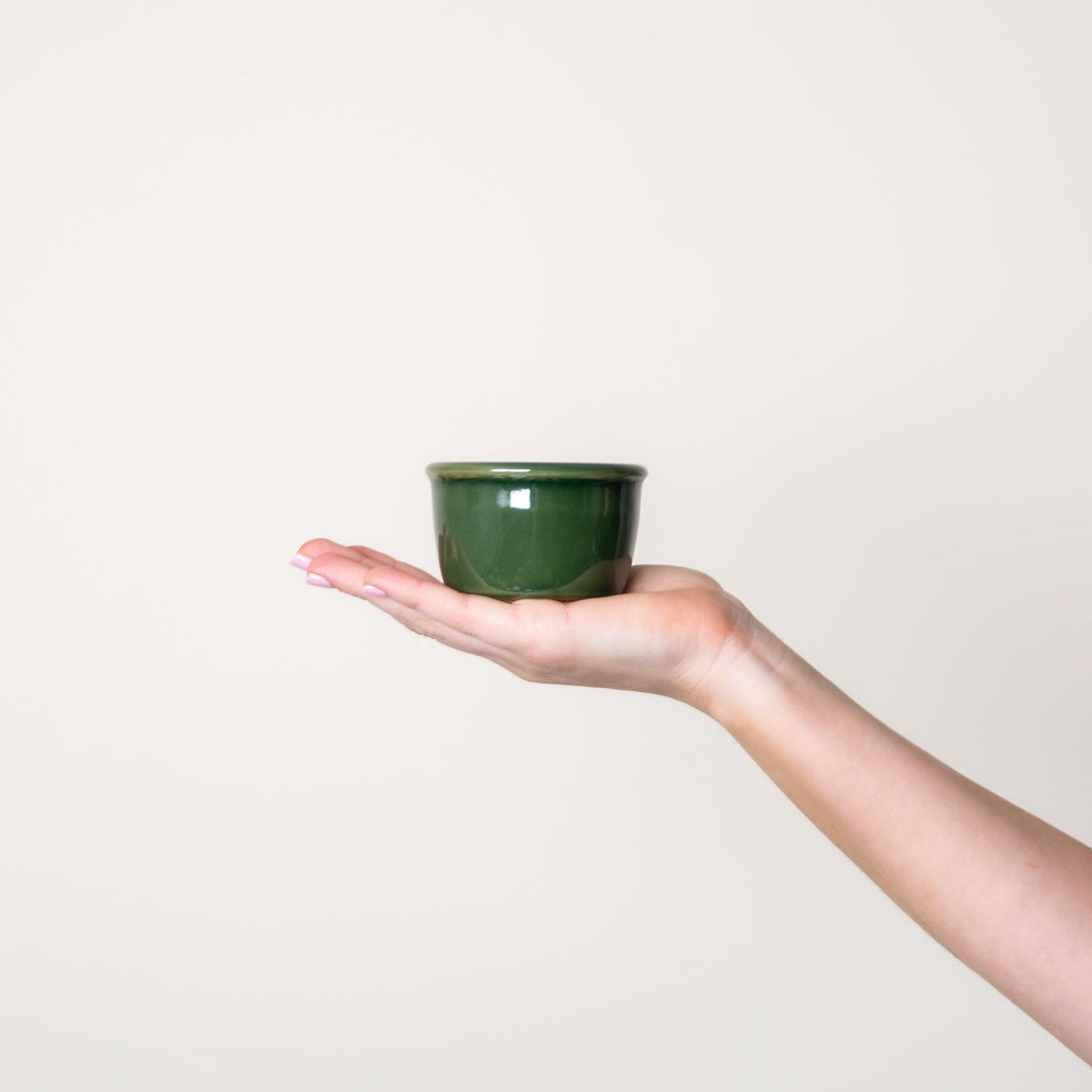 Forest Green Stoneware 150ml Small Pot / Ramekin - BESPOKE77