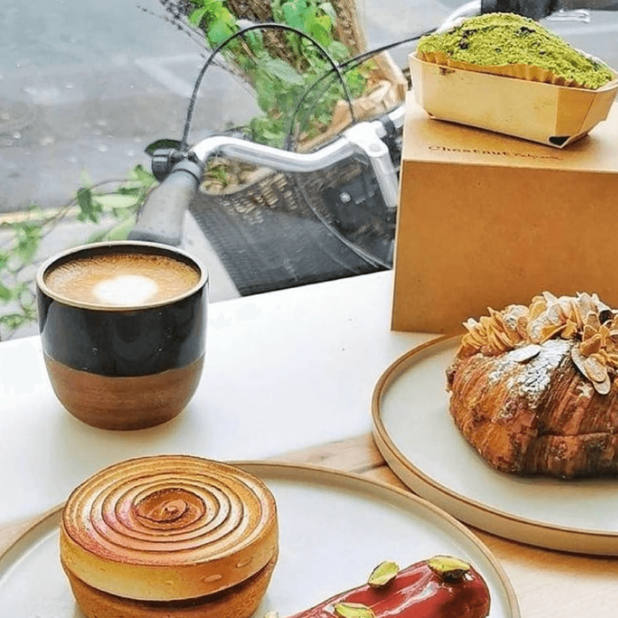 Mocha Brown Hazelnut Espresso Beaker with Tan Edge 190ml - BESPOKE77