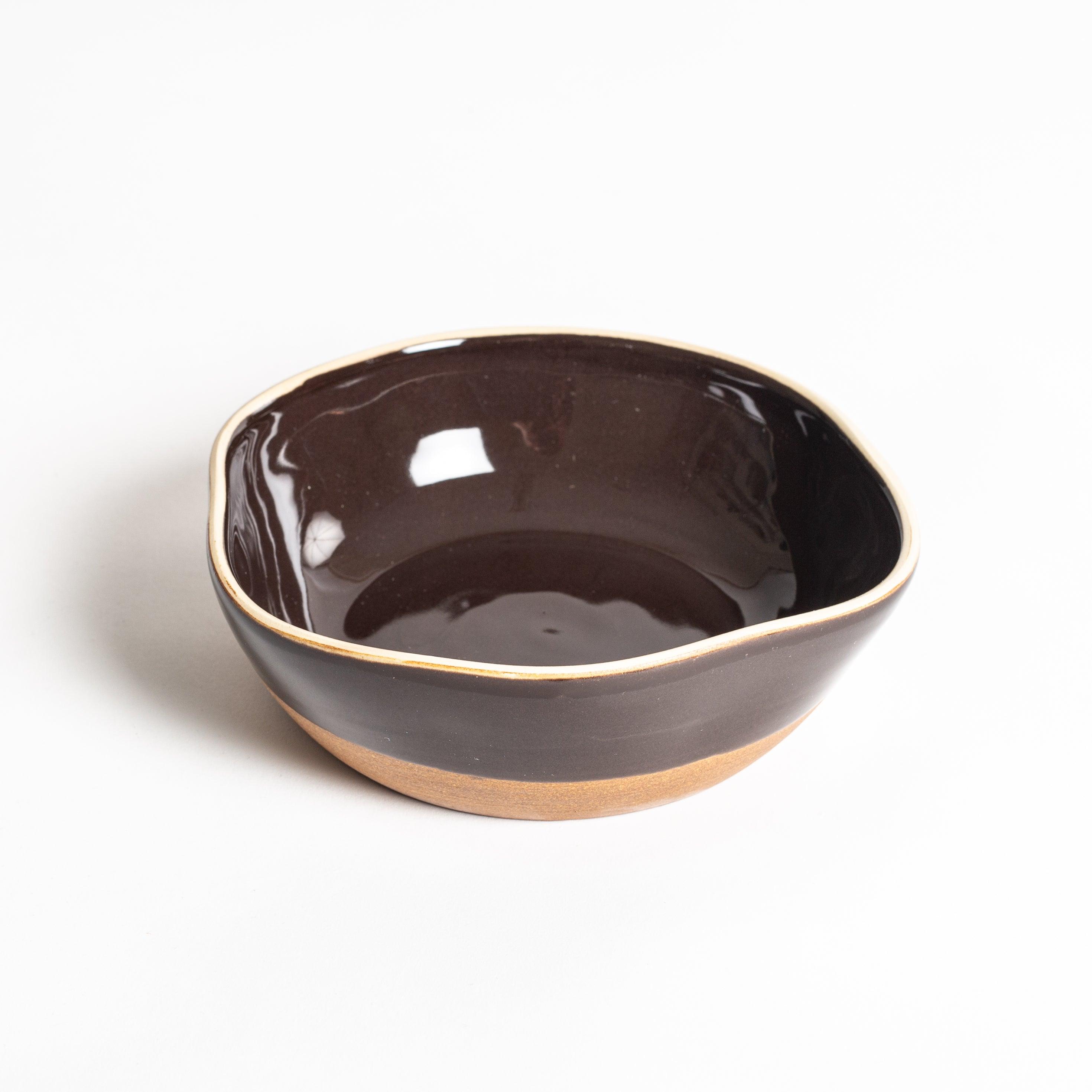 Mocha Brown Hazelnut 17cm Breakfast Bowl - BESPOKE77
